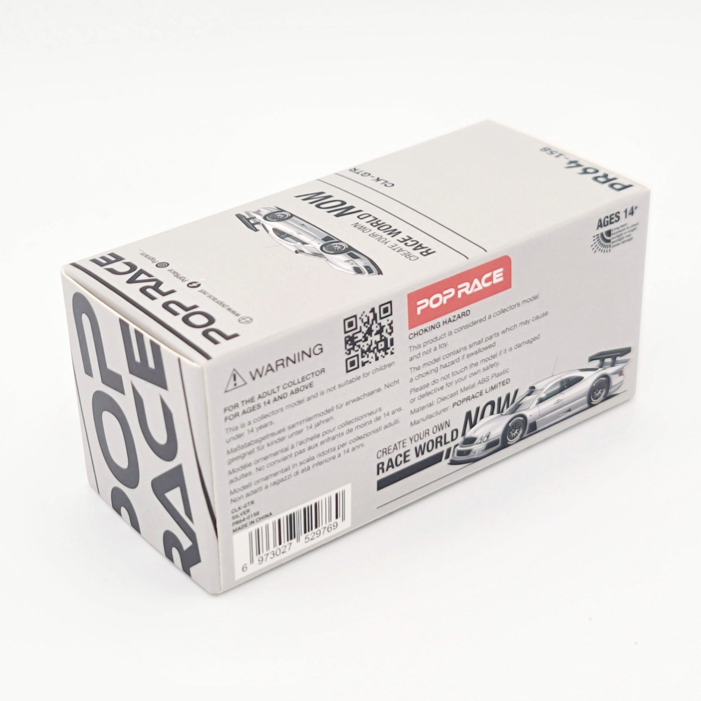 Pop Race Mercedes-Benz CLK-GTR - 1:64 (2025 Limited Edition)
